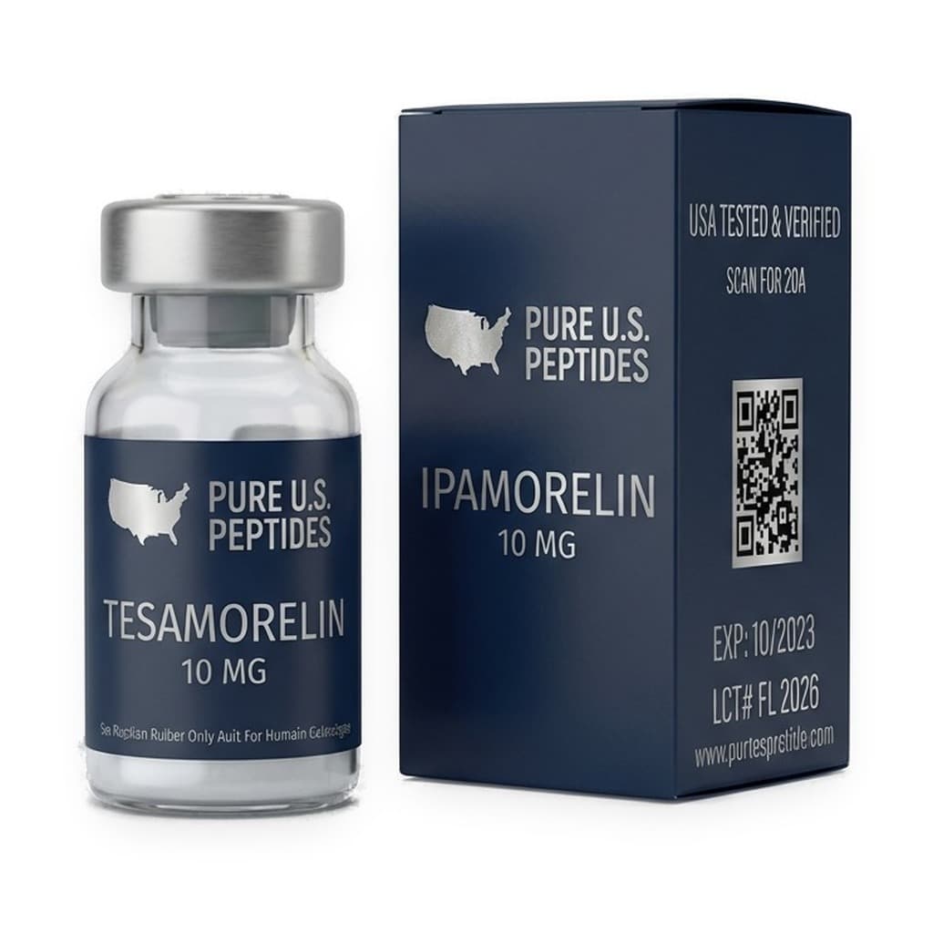 Tesamorelin 10mg + Ipamorelin 10mg Bundle